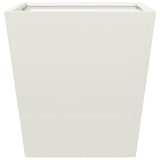 Plantenbak 40x40x40 cm staal wit - AllerleiShop