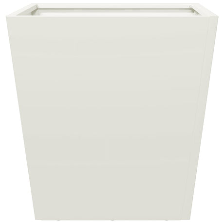 Plantenbak 40x40x40 cm staal wit - AllerleiShop