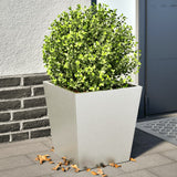 Plantenbakken 2 st 40x40x40 cm roestvrij staal - AllerleiShop