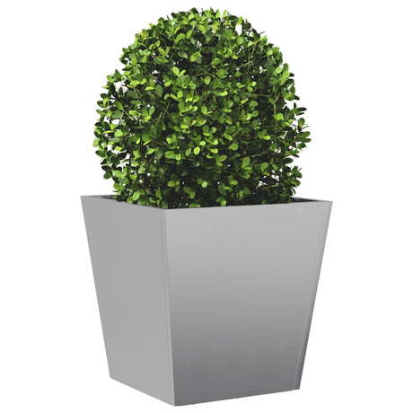 Plantenbakken 2 st 40x40x40 cm gegalvaniseerd staal - AllerleiShop