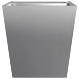 Plantenbakken 2 st 40x40x40 cm gegalvaniseerd staal - AllerleiShop