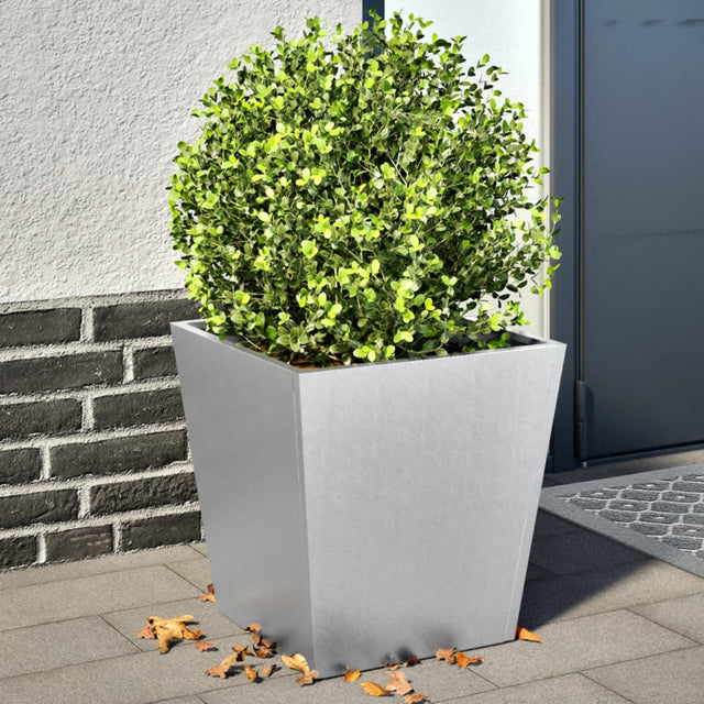 Plantenbakken 2 st 40x40x40 cm gegalvaniseerd staal - AllerleiShop