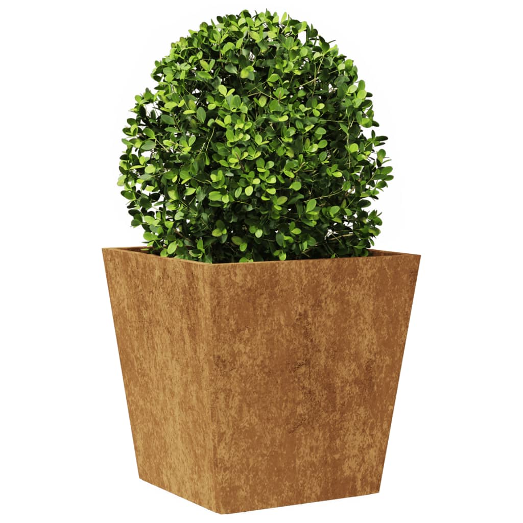 Plantenbakken 2 st 40x40x40 cm cortenstaal - AllerleiShop