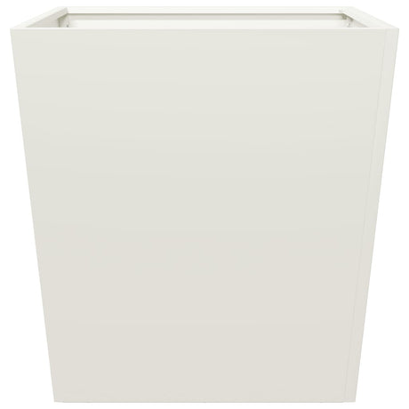 Plantenbak 50x50x50 cm staal wit - AllerleiShop