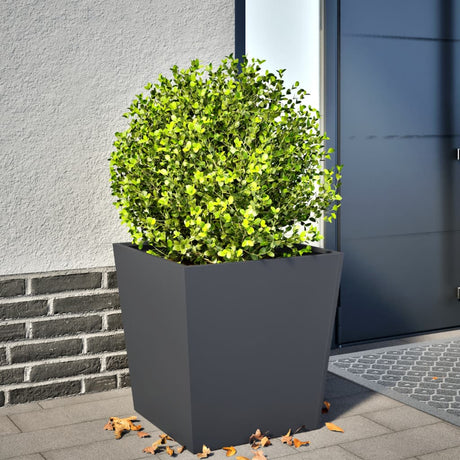 Plantenbak 50x50x50 cm staal antracietkleurig - AllerleiShop