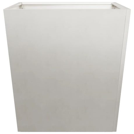 Plantenbakken 2 st 50x50x50 cm roestvrij staal - AllerleiShop