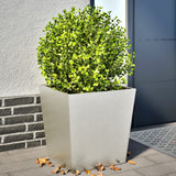 Plantenbakken 2 st 50x50x50 cm roestvrij staal - AllerleiShop