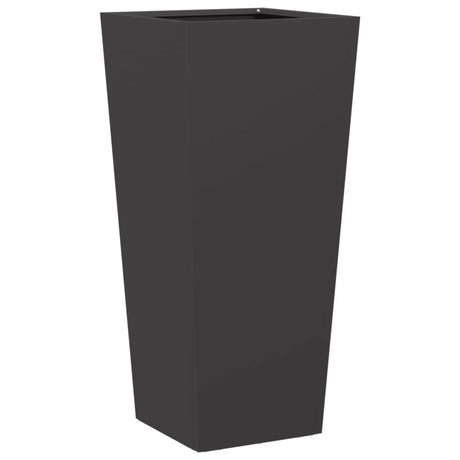 Plantenbak 35x35x75 cm staal zwart - AllerleiShop