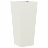 Plantenbak 35x35x75 cm staal wit - AllerleiShop