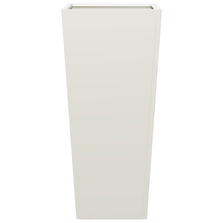 Plantenbak 35x35x75 cm staal wit - AllerleiShop