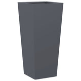 Plantenbak 35x35x75 cm staal antracietkleurig - AllerleiShop