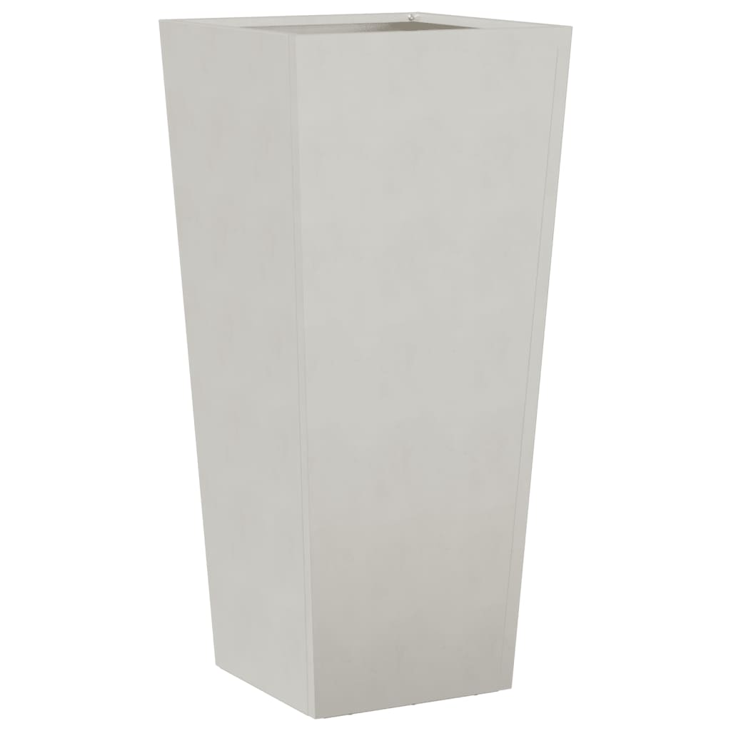 Plantenbakken 2 st 35x35x75 cm roestvrij staal - AllerleiShop