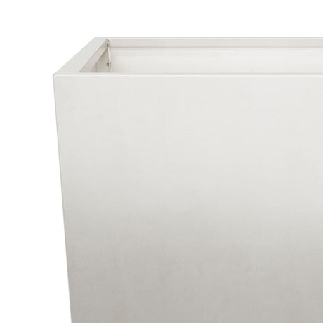 Plantenbakken 2 st 35x35x75 cm roestvrij staal - AllerleiShop