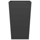 Plantenbak 45x45x75 cm staal zwart - AllerleiShop