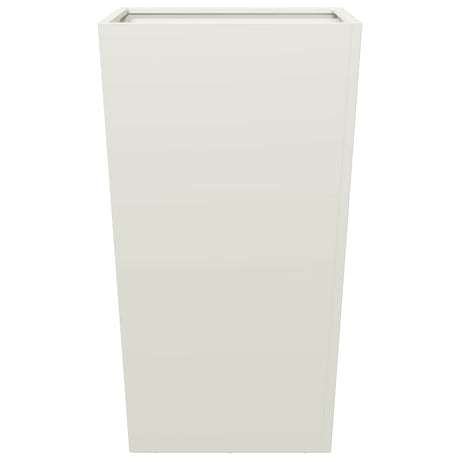 Plantenbak 45x45x75 cm staal wit - AllerleiShop