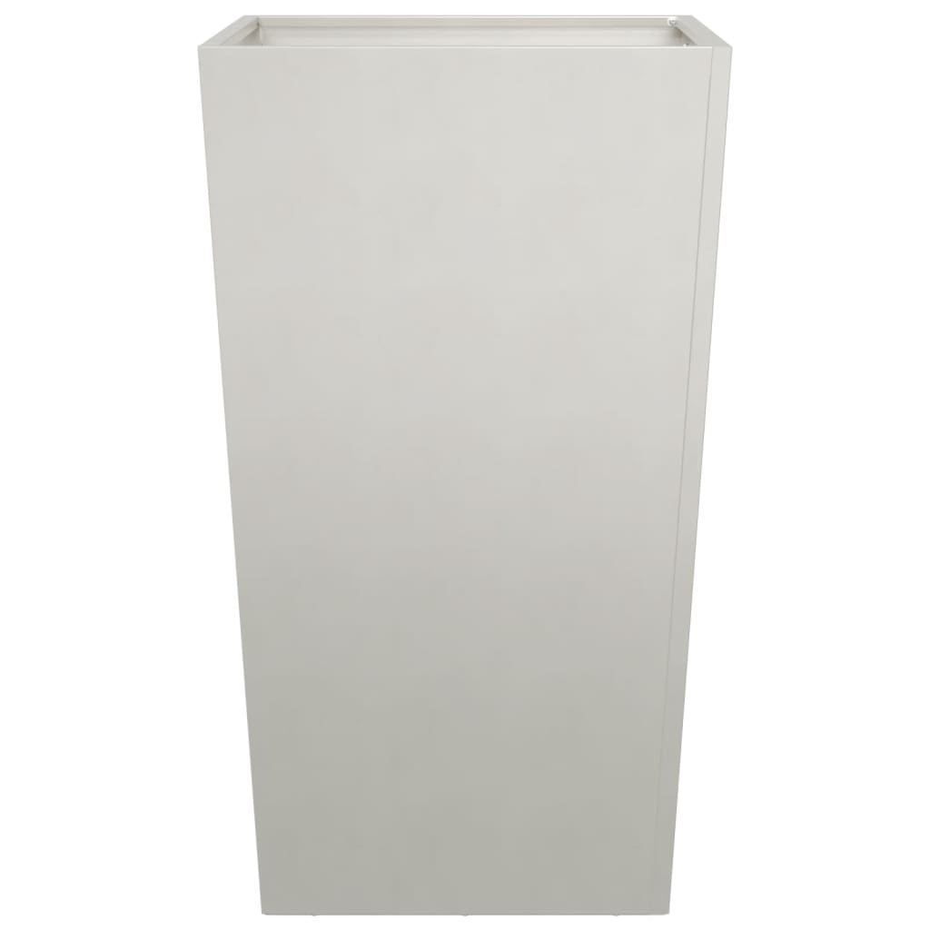 Plantenbakken 2 st 45x45x75 cm roestvrij staal - AllerleiShop