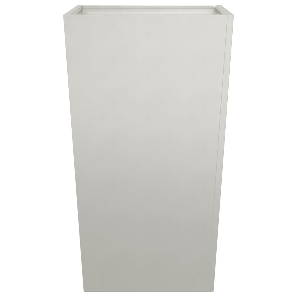 Plantenbakken 2 st 45x45x75 cm roestvrij staal - AllerleiShop