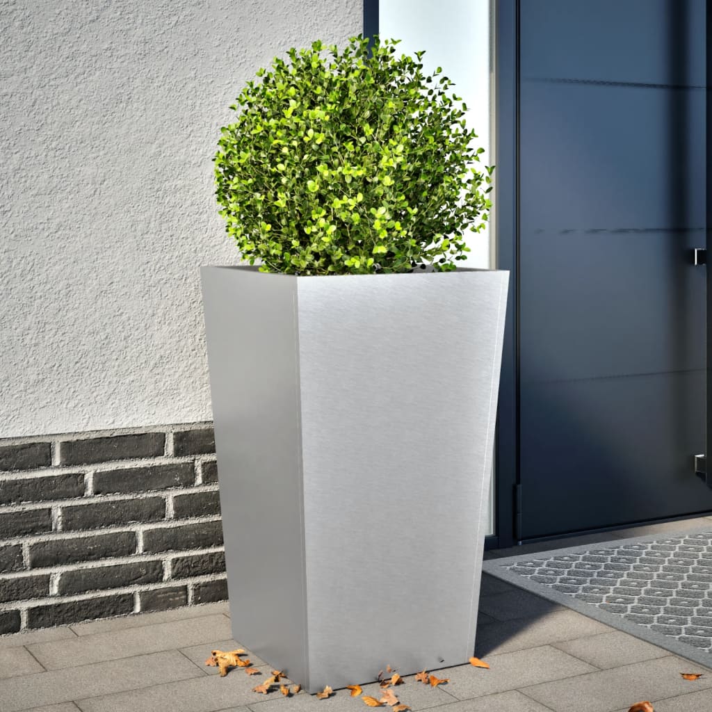 Plantenbak 45x45x75 cm gegalvaniseerd staal - AllerleiShop