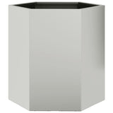 Plantenbakken 2 st zeshoek 46x40x45 cm cortenstaal - AllerleiShop