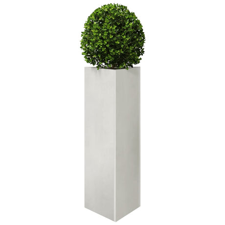 Plantenbak driehoek 30x26x75 cm roestvrij staal - AllerleiShop