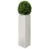 Plantenbakken 2 st driehoek 30x26x75 cm roestvrij staal - AllerleiShop