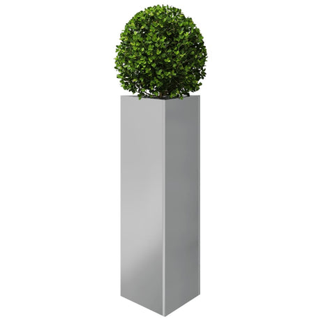 Plantenbak driehoek 30x26x75 cm gegalvaniseerd staal - AllerleiShop