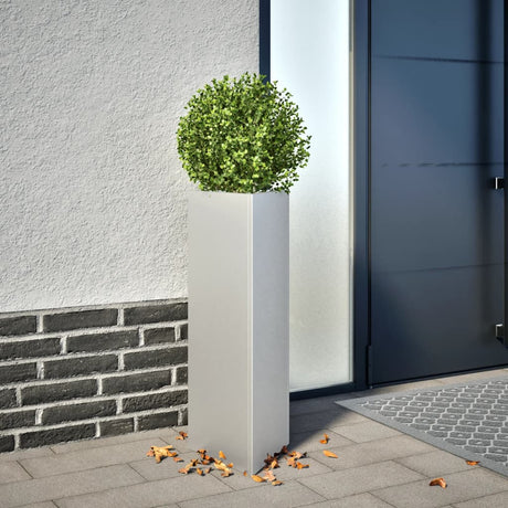 Plantenbak driehoek 30x26x75 cm gegalvaniseerd staal - AllerleiShop