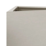 Plantenbakken 2 st driehoek 30x26x75 cm cortenstaal - AllerleiShop