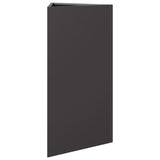 Plantenbakken 2 st driehoek 40x34,5x70 cm staal zwart - AllerleiShop