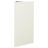 Plantenbak driehoek 40x34,5x70 cm staal wit - AllerleiShop