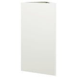 Plantenbakken 2 st driehoek 40x34,5x70 cm staal wit - AllerleiShop