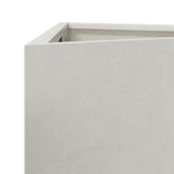 Plantenbakken 2 st driehoek 40x34,5x70 cm roestvrij staal - AllerleiShop