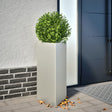 Plantenbakken 2 st driehoek 40x34,5x70 cm roestvrij staal - AllerleiShop