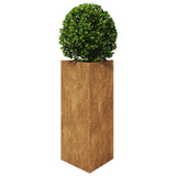 Plantenbak driehoek 40x34,5x70 cm cortenstaal - AllerleiShop