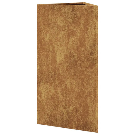 Plantenbak driehoek 40x34,5x70 cm cortenstaal - AllerleiShop