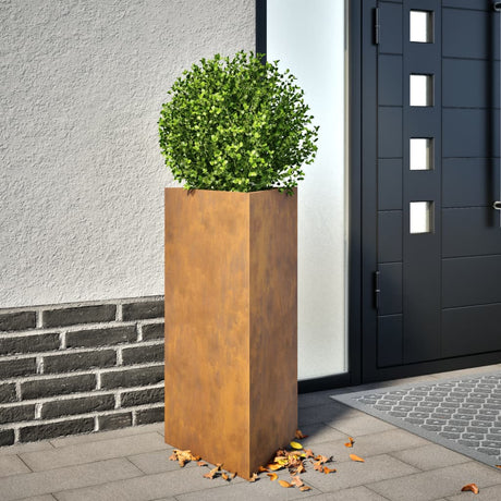 Plantenbak driehoek 40x34,5x70 cm cortenstaal - AllerleiShop