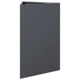 Plantenbakken 2 st driehoek 50x43x75 cm staal antracietkleurig - AllerleiShop