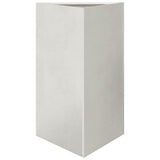 Plantenbak driehoek 50x43x75 cm roestvrij staal - AllerleiShop