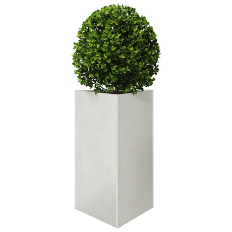 Plantenbak driehoek 50x43x75 cm roestvrij staal - AllerleiShop