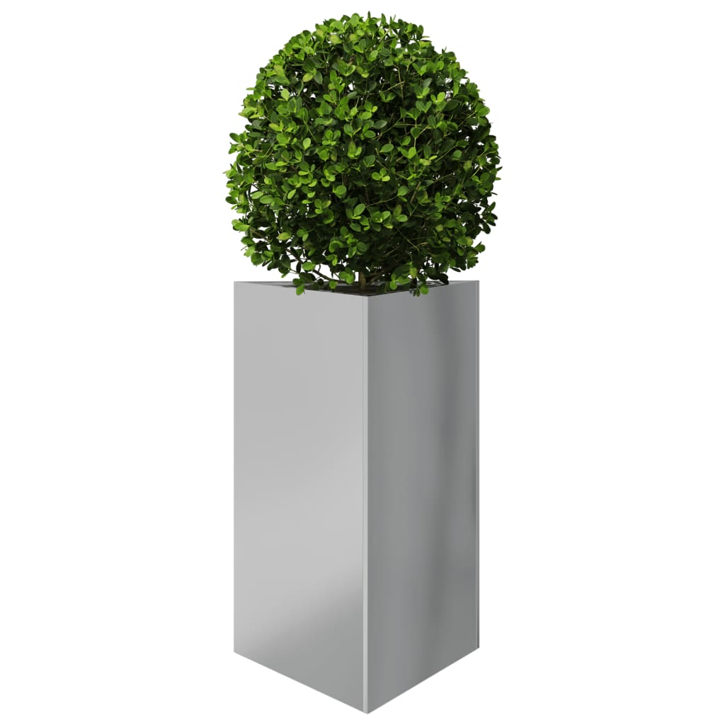 Plantenbak driehoek 50x43x75 cm gegalvaniseerd staal - AllerleiShop