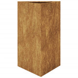 Plantenbak driehoek 50x43x75 cm cortenstaal - AllerleiShop