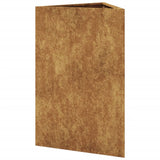 Plantenbak driehoek 50x43x75 cm cortenstaal - AllerleiShop