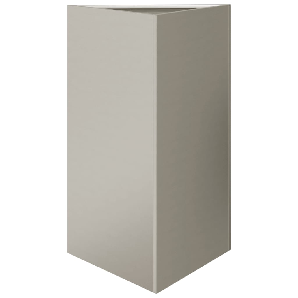 Plantenbakken 2 st driehoek 50x43x75 cm cortenstaal - AllerleiShop