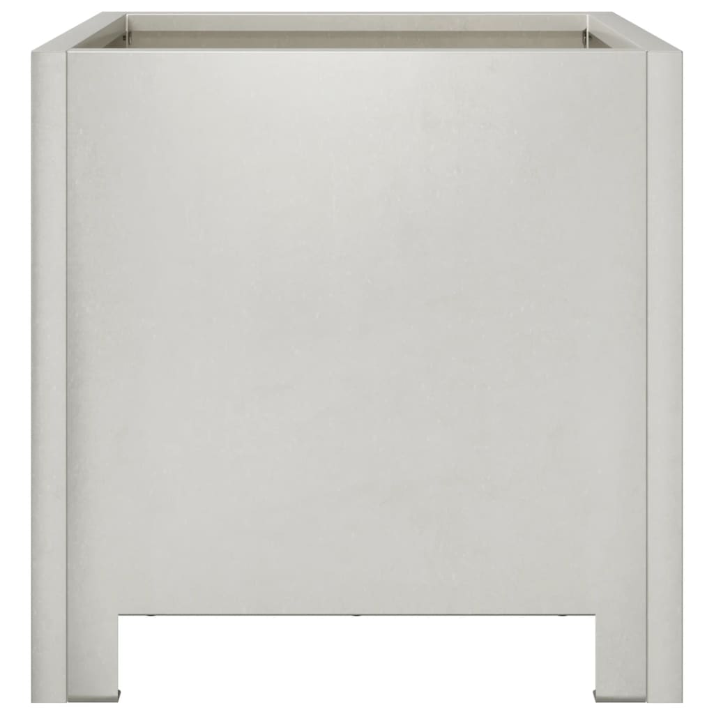 Plantenbakken 2 st 30x30x30 cm roestvrij staal - AllerleiShop