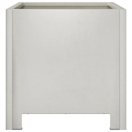 Plantenbakken 2 st 30x30x30 cm roestvrij staal - AllerleiShop