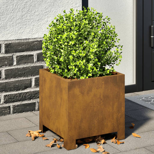 Plantenbak 30x30x30 cm cortenstaal - AllerleiShop