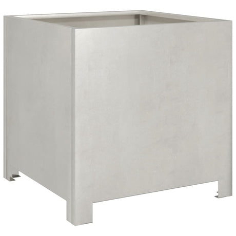 Plantenbakken 2 st 40x40x40 cm roestvrij staal - AllerleiShop