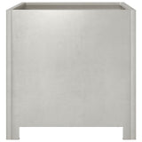 Plantenbakken 2 st 40x40x40 cm roestvrij staal - AllerleiShop