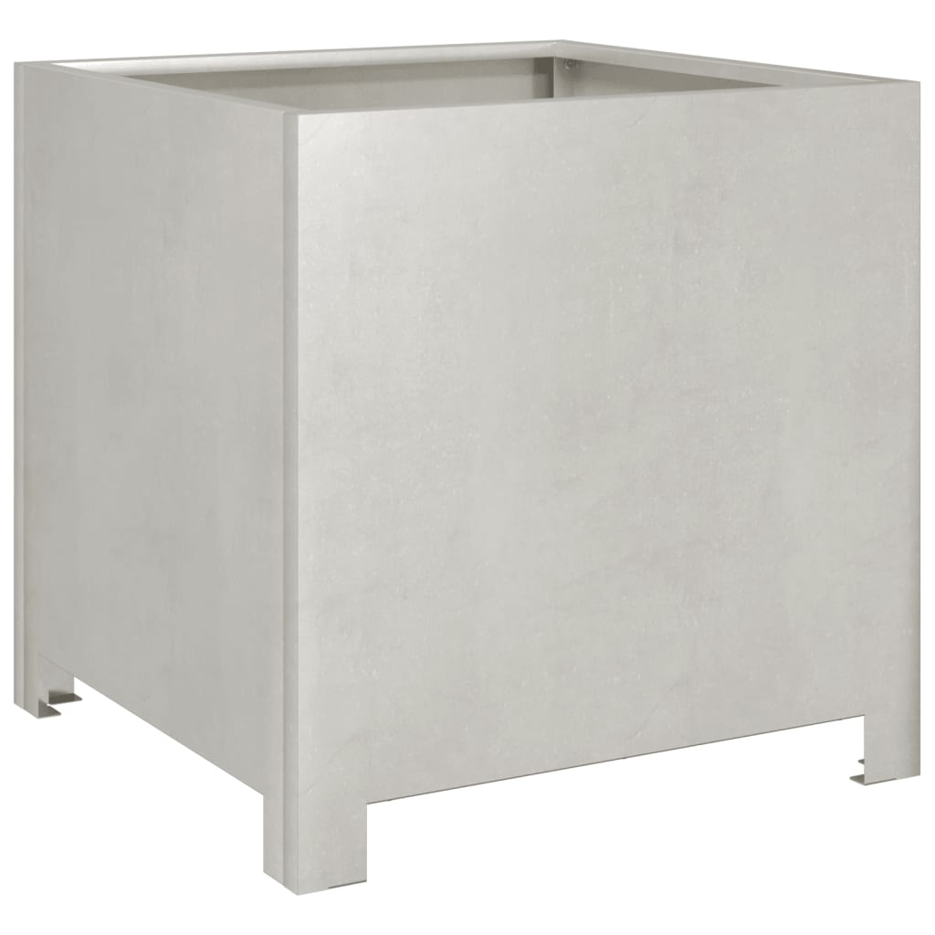 Plantenbakken 2 st 40x40x40 cm roestvrij staal - AllerleiShop