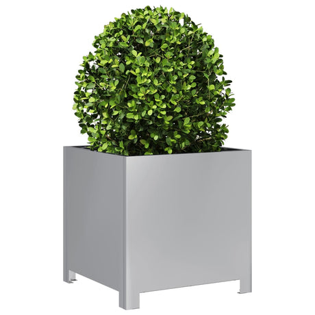 Plantenbakken 2 st 40x40x40 cm gegalvaniseerd staal - AllerleiShop